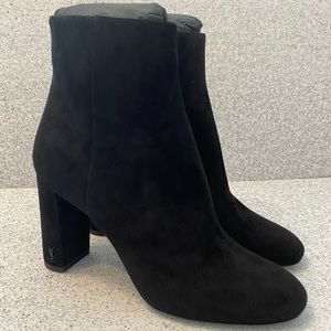 YSL Saint Laurent Suede Ankle Boots sze 38.5 new!
